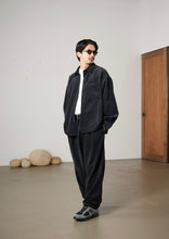 画像をギャラリービューアに読み込む, 【予約商品・12月下旬発送予定】Corduroy shirt jacket black
