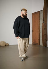 画像をギャラリービューアに読み込む, 【予約商品・1月上旬発送予定】 Oversized thermal knit black