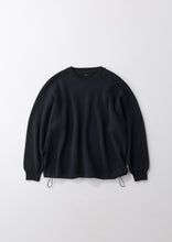 画像をギャラリービューアに読み込む, 【予約商品・1月上旬発送予定】 Oversized thermal knit black
