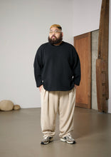 画像をギャラリービューアに読み込む, 【予約商品・1月上旬発送予定】 Oversized thermal knit black
