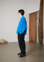 画像をギャラリービューアに読み込む, 【予約商品・1月上旬発送予定】 Oversized thermal knit loyal blue
