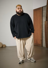 画像をギャラリービューアに読み込む, 【予約商品・1月上旬発送予定】 Oversized thermal knit black
