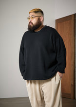 画像をギャラリービューアに読み込む, 【予約商品・1月上旬発送予定】 Oversized thermal knit black

