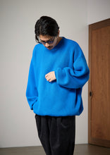画像をギャラリービューアに読み込む, 【予約商品・1月上旬発送予定】 Oversized thermal knit loyal blue
