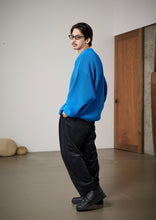 画像をギャラリービューアに読み込む, 【予約商品・1月上旬発送予定】 Oversized thermal knit loyal blue

