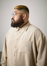 画像をギャラリービューアに読み込む, 【予約商品・12月下旬発送予定】Corduroy shirt jacket black
