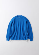 画像をギャラリービューアに読み込む, 【予約商品・1月上旬発送予定】 Oversized thermal knit loyal blue

